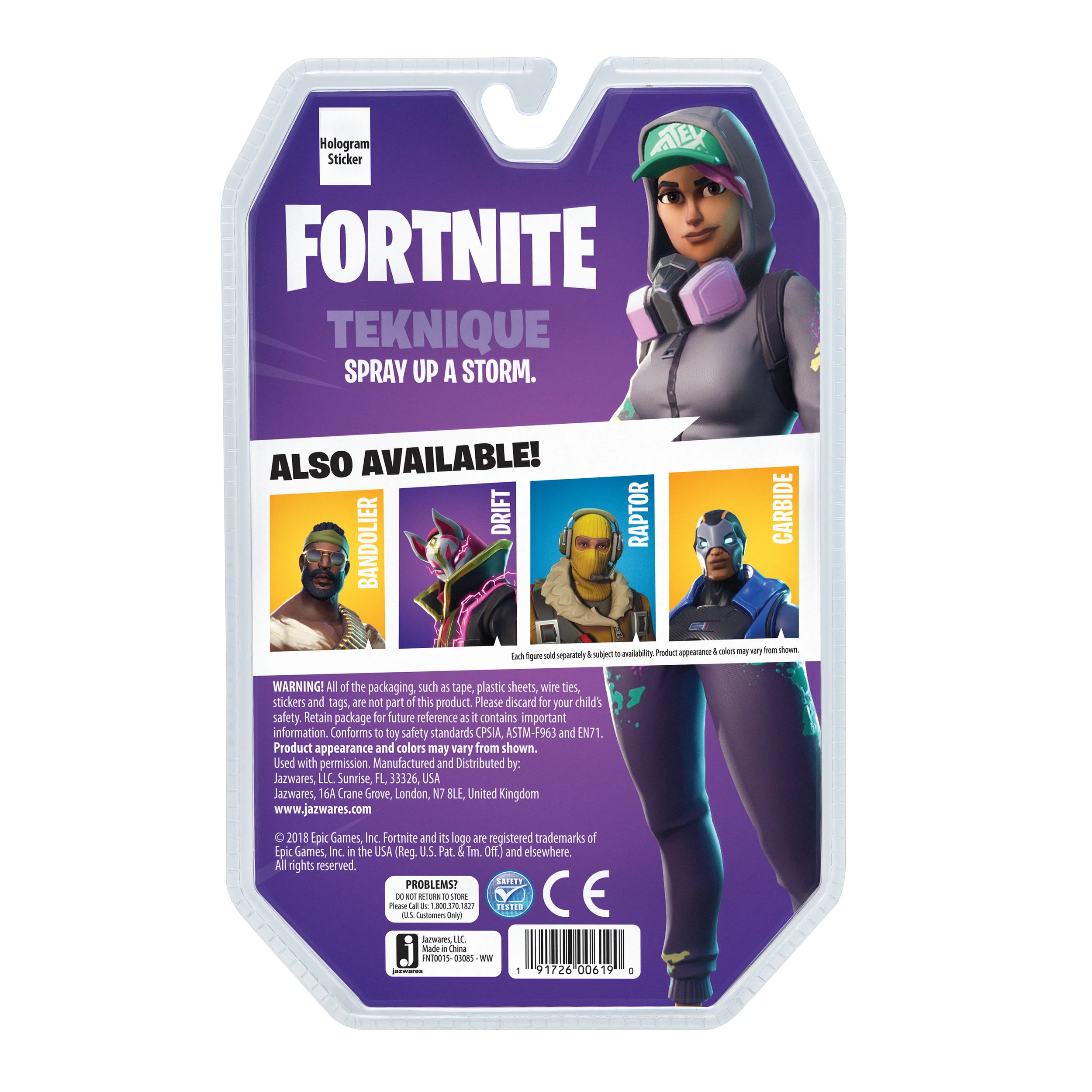 Fortnite 4-Inch Solo Mode Figure -Teknique - Image 5
