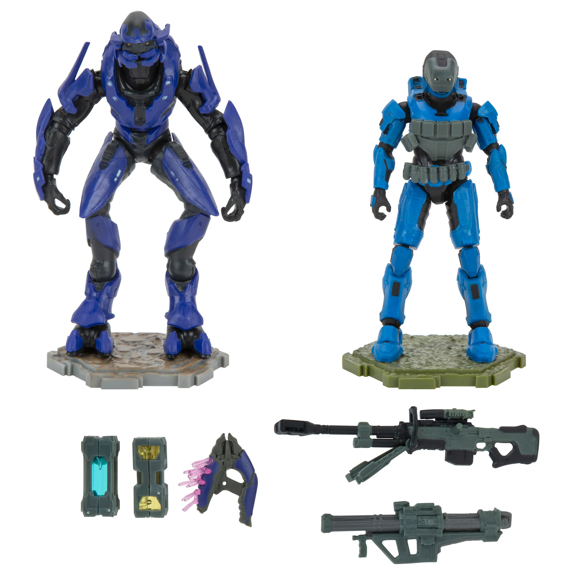 Halo Action Figure Pack - Spartan Gungnir and Elite Mercenary - Image 4
