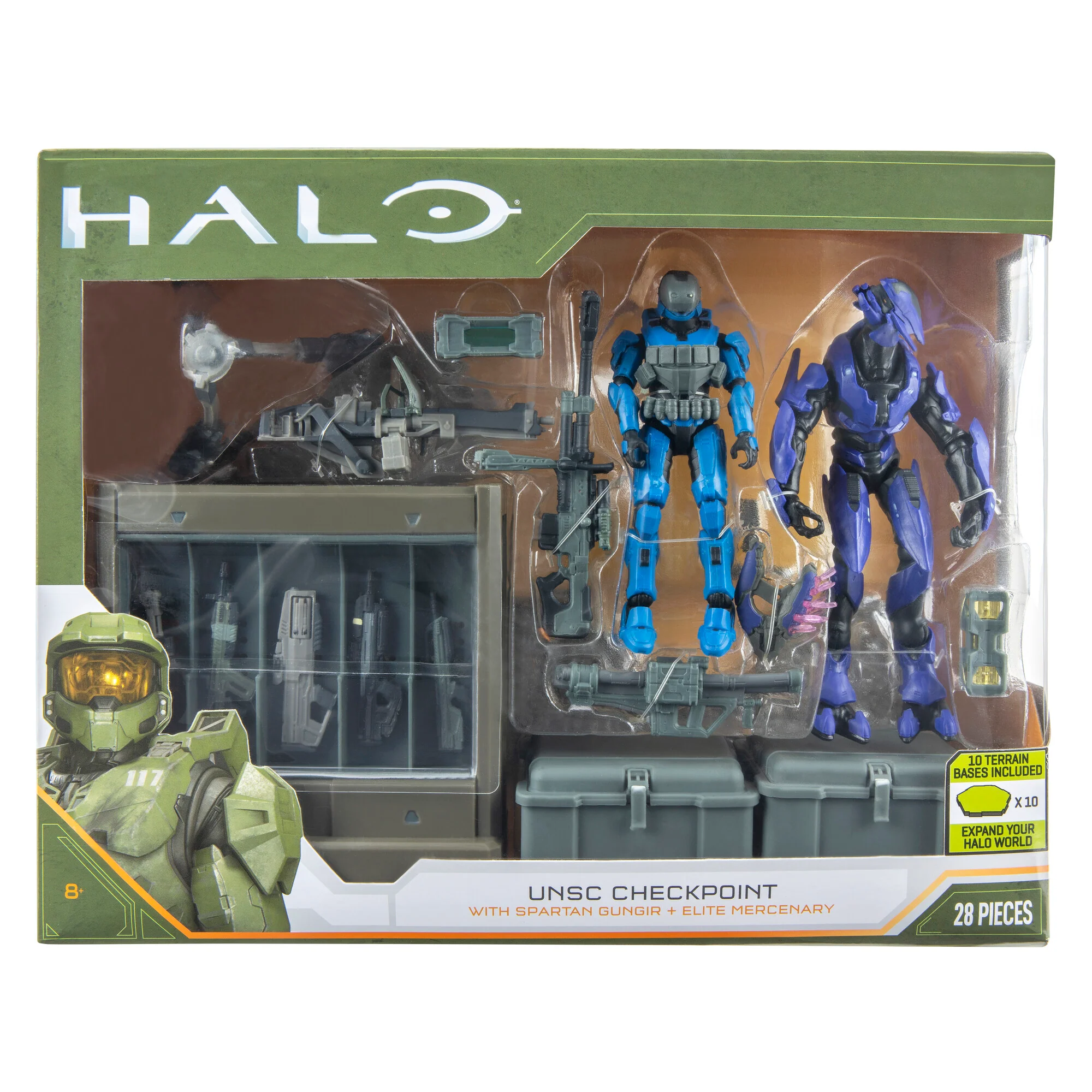 Halo Action Figure Pack - Spartan Gungnir and Elite Mercenary - Image 8
