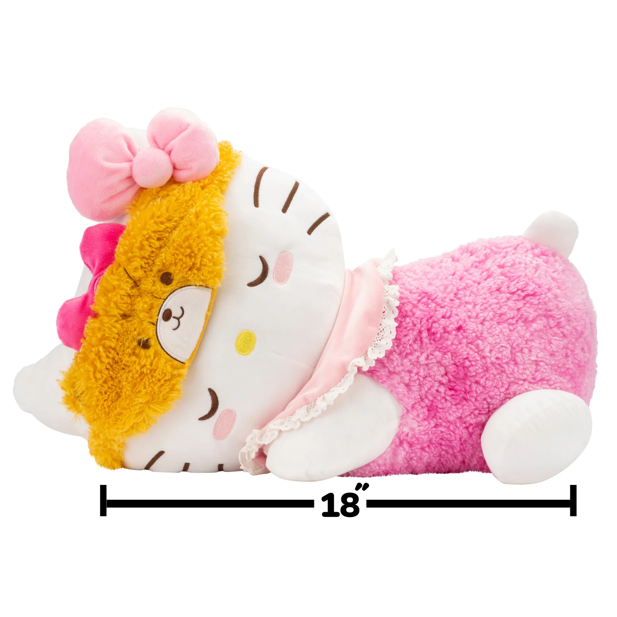 Hello Kitty and Friends 18-Inch Sleeping Plush - Hello Kitty - Image 5
