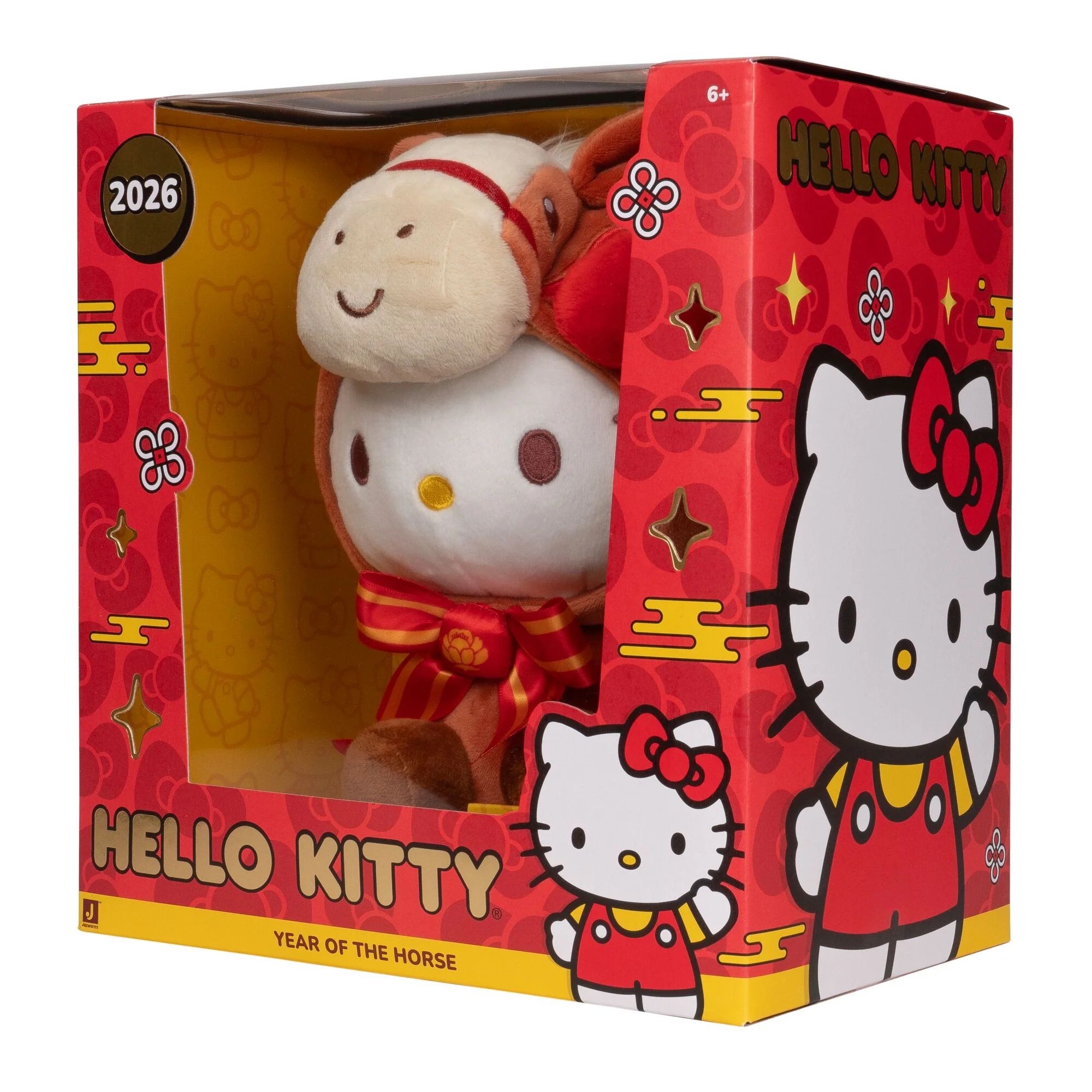 Hello Kitty and Friends 8-Inch Hello Kitty 2026 Year of the Horse New Year Plush - Limited Edition - Image 6