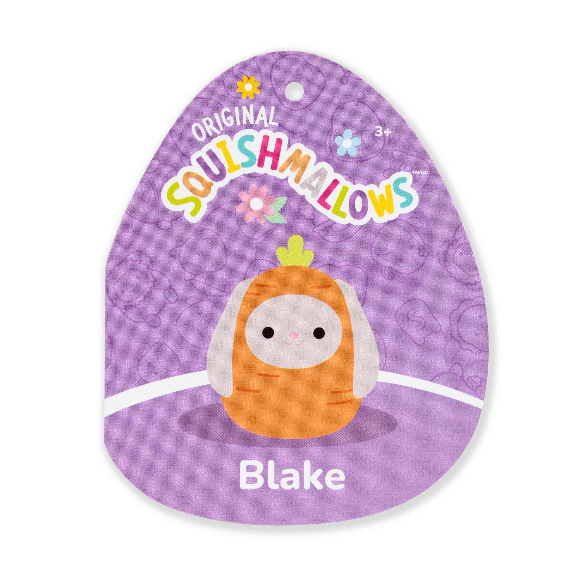 8-Inch Blake the Grey Bunny in Carrot Costume - Image 5