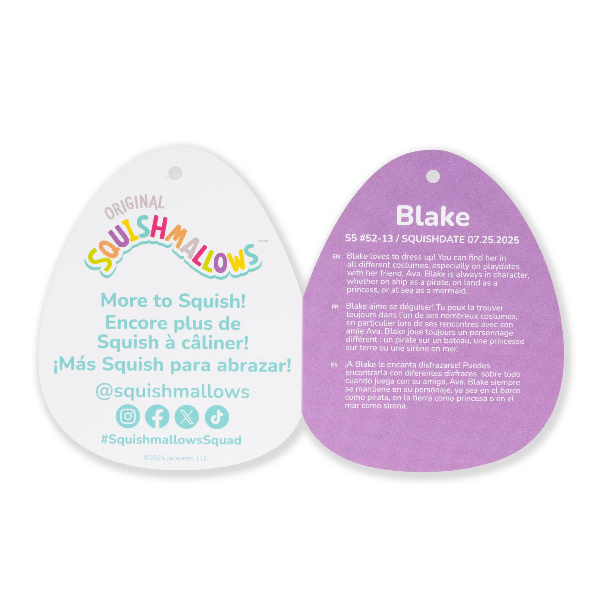 8-Inch Blake the Grey Bunny in Carrot Costume - Image 6