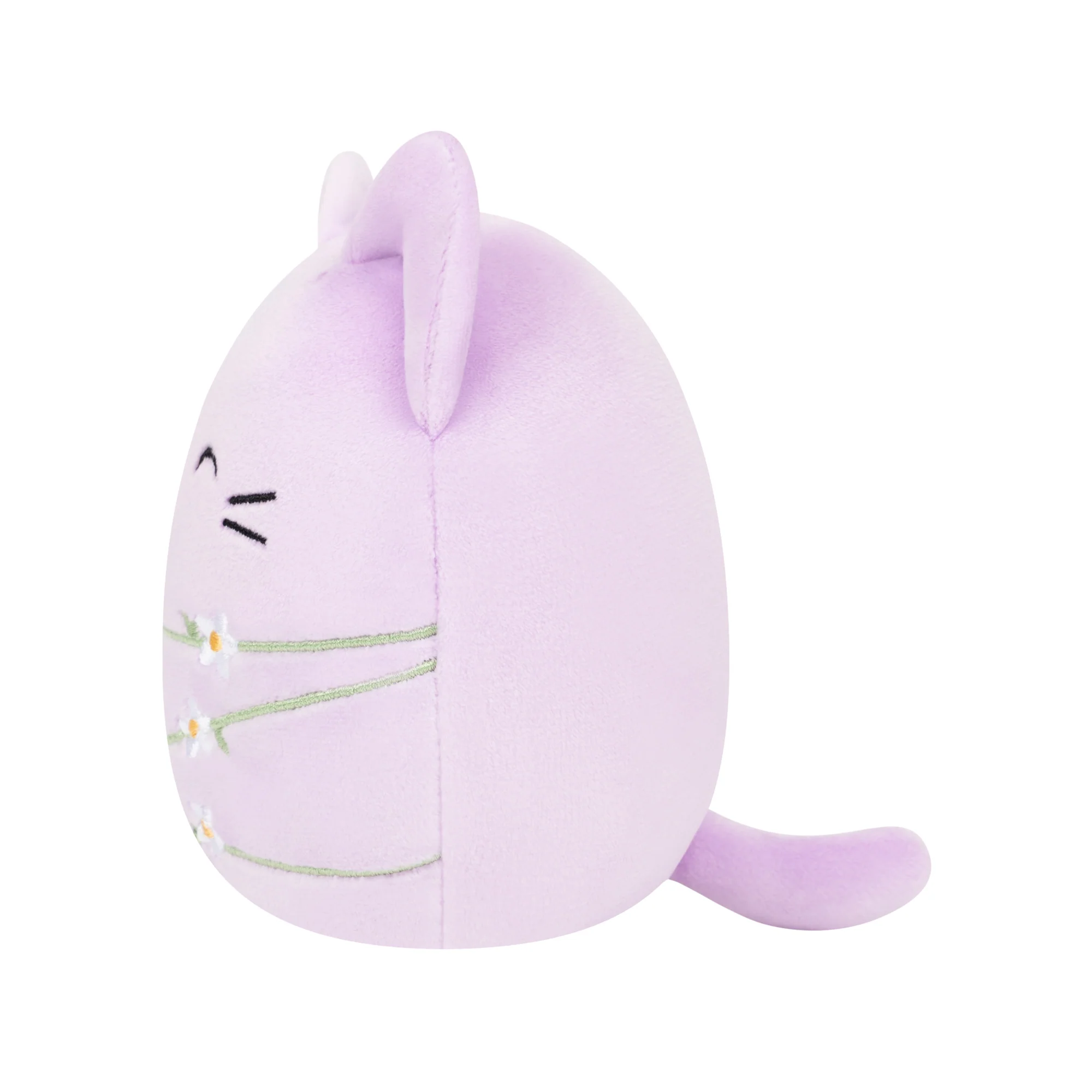 8-Inch Mak the Lavender Cat Wrapped with Flower Stems - Image 3