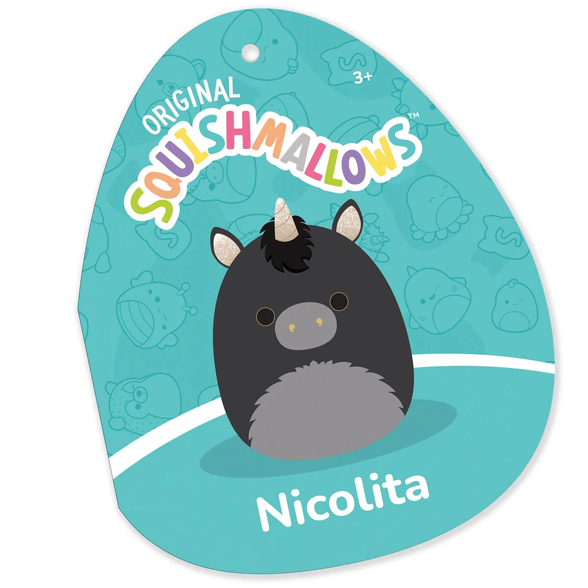 12-Inch Nicolita the Black and Gold Unicorn - Image 5