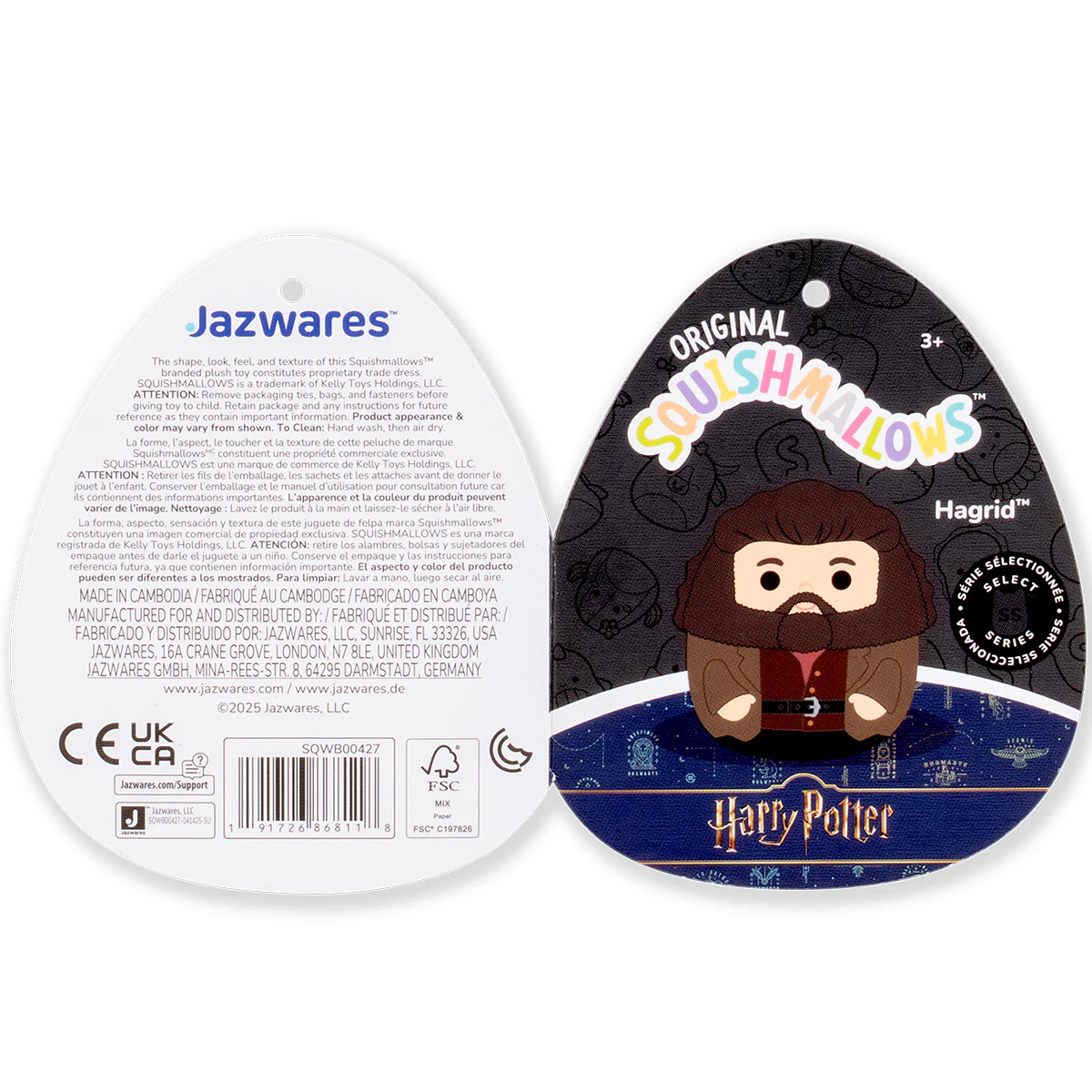 Harry Potter 12-Inch Hagrid Plush - Image 6